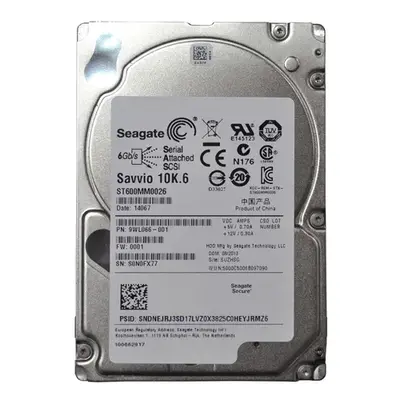 ST600MM0026 Seagate 600GB 6Gb/s SAS 10000 2.5-inch 64MB Hard Drive