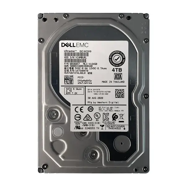 0YH3T9 Dell 4TB 6Gb/s SATA 7200 3.5-Inch Hard Drive