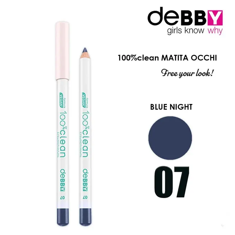 Debby 100% eye pencil clean 7 blue nights