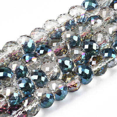 Electroplated Glass Beads Strands