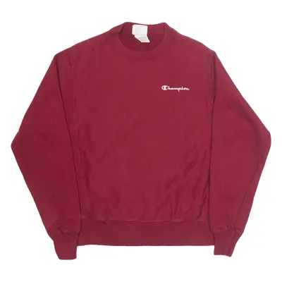 CHAMPION REVERSE WEAVE Mens Sweatshirt Maroon S