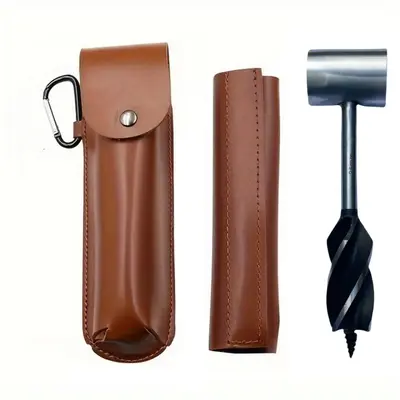 Portable Auger Wrench, 1 Count Claw Opening Tool with Leather Protective Case, Outdoor Survival Gear, Suitable for Outdoor ...
