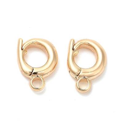 Brass Twister Clasps