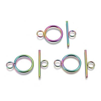 Ion Plating(IP) 304 Stainless Steel Toggle Clasps