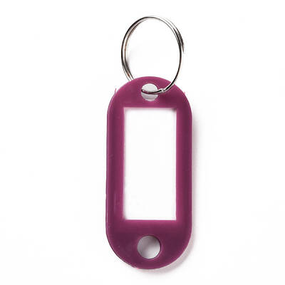Plastic Badge Holders with Iron Rings