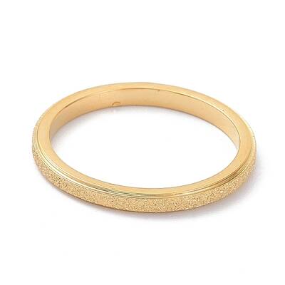 2mm Matte Plain Dome Finger Ring for Girl Women