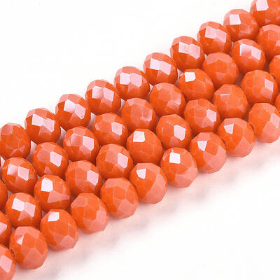 Electroplate Glass Beads Strands
