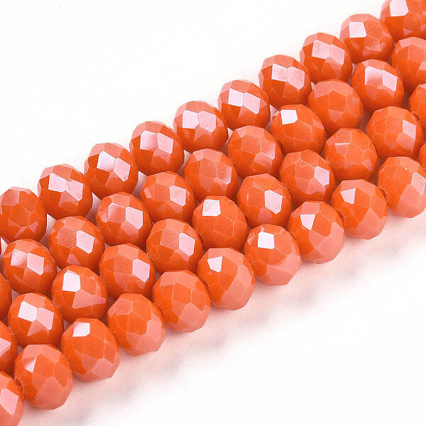 Electroplate Glass Beads Strands