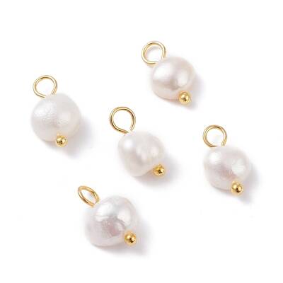 Natural Cultured Freshwater Pearl Charms