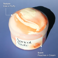 Apricot Agate - OG Slimes 7 oz Icee x Fluffy Slime