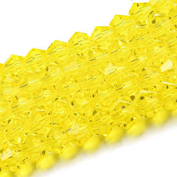 Transparent Glass Beads Strands