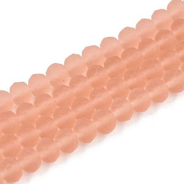 Transparent Glass Beads Strands
