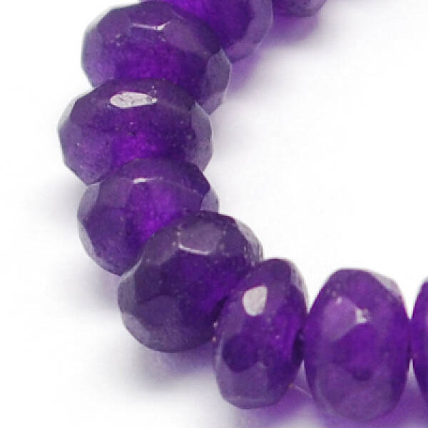 Natural White Jade Bead Strands