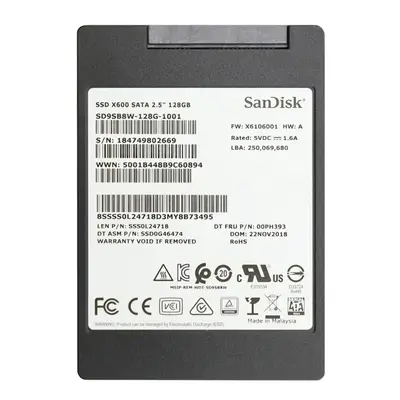 00PH393 Lenovo 128GB SATA 6Gb/s 2.5-Inch Solid State Drive
