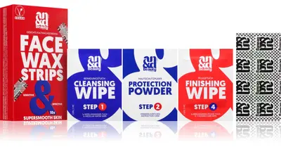 A.N.D. Beauty Wax Depilatory Strips With Wax For Face 10× 2 pcs