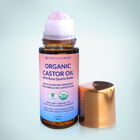 Organic Glow Roll-On | Rose Quartz Skincare Tool | 1.7oz