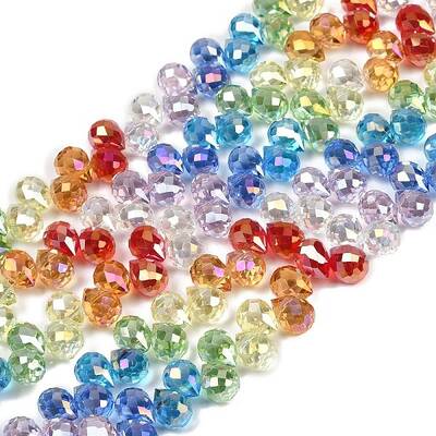 Electroplate Glass Beads Strands