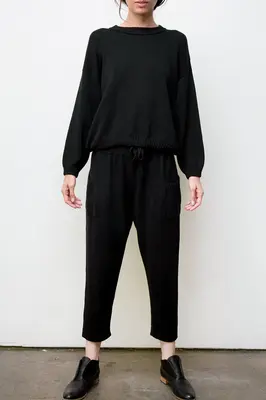 mimi hand knit suit - black | Size: x-small