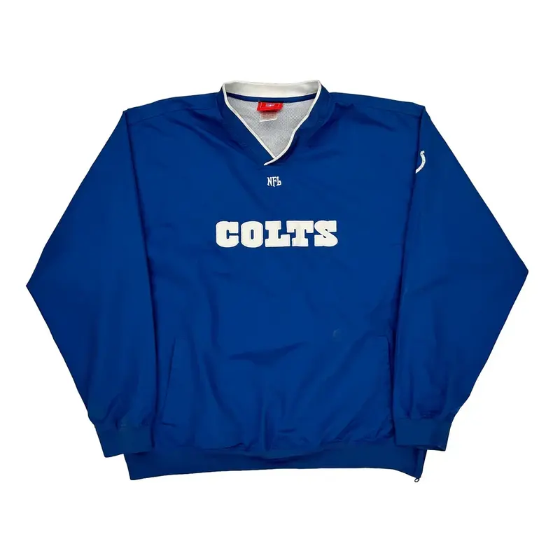 Indianapolis Colts Nfl Nfl Windbreaker - XL Blue Polyester