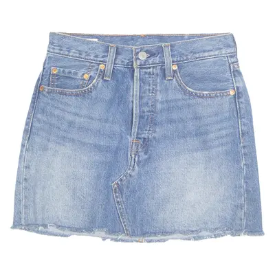 LEVI'S Premium E Womens Mini Skirt Blue Short Denim S