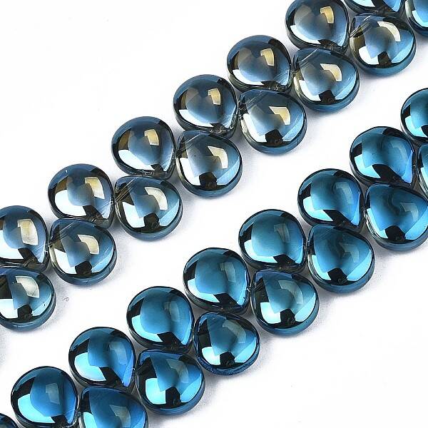 Electroplate Glass Beads Strand