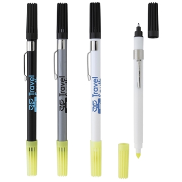150 Custom Dri Mark Double Header Highlighter Nylon Pen Combo - ...