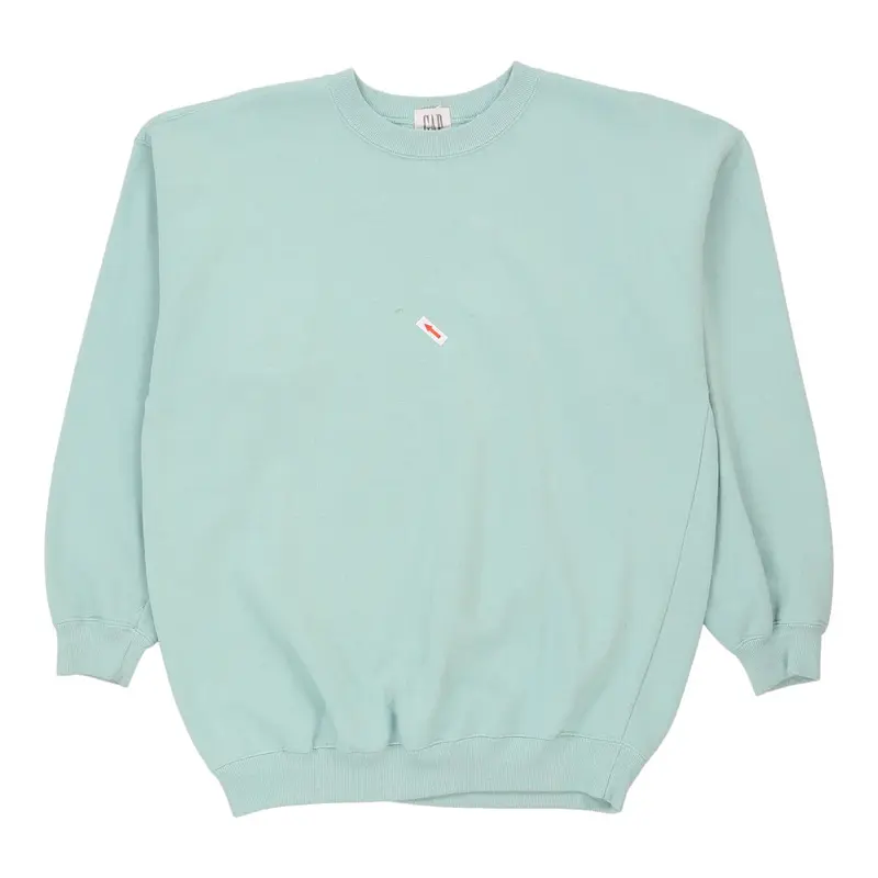 Gap Sweatshirt - Small Blue Cotton Blend