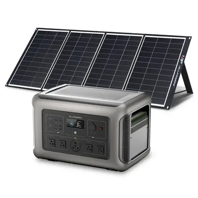 ALLPOWERS Solar Generator Kit 3200W Power Station 200W Solar Panel