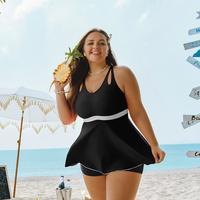 Hanna Nikole Women Plus Size Tankini Swimsuit Two Piece Swimwear Flowy Tummy Control Bathing Suits with Shorts dealsforyouday...