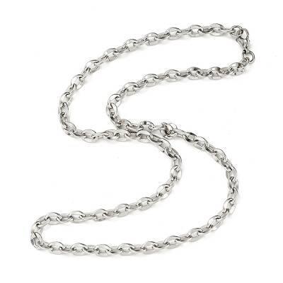 Non-Tarnish 201 Stainless Steel Cable Chains Necklace