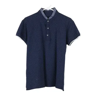 Unbranded Polo Shirt - Small Navy Cotton Blend