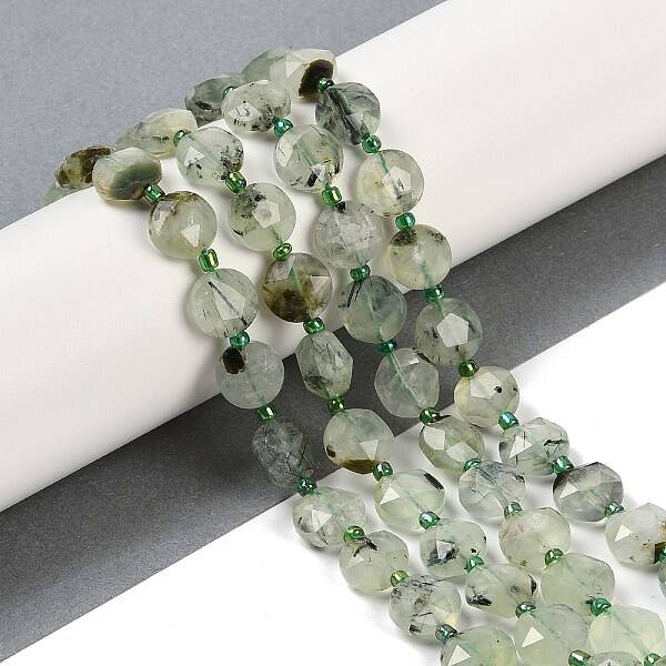Natural Prehnite Beads Strands