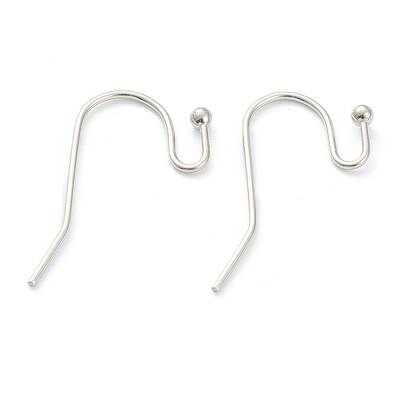 Non-Tarnish 316 Surgical Stainless Steel Earring Hooks