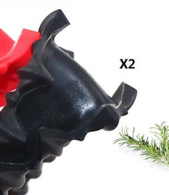 Microwave Oven Silicone Oven Heat Insulation Anti-scald Rack | Color: Black 2