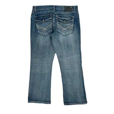 T.K. Axel Boot Cut Jeans - 36W 30L Blue Cotton Blend
