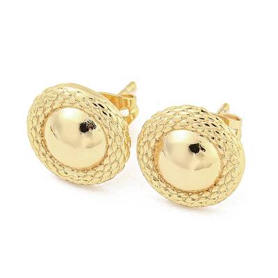Brass Ear Studs