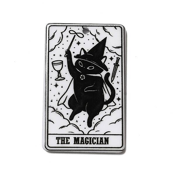 Tarot Theme Printed Acrylic Pendants