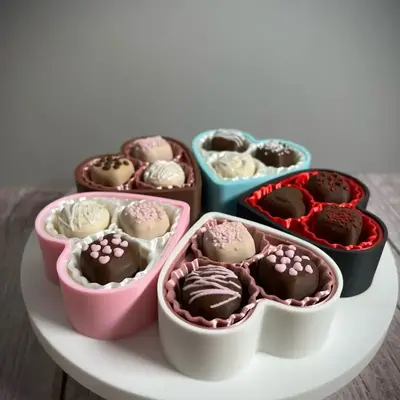 Chocolate Box Fidget Clicker Figurine Desk Decor | Mechanical Switch’s, Figurine Decor, Key Caps - Multicolor-ASMR-STIM-ADH...