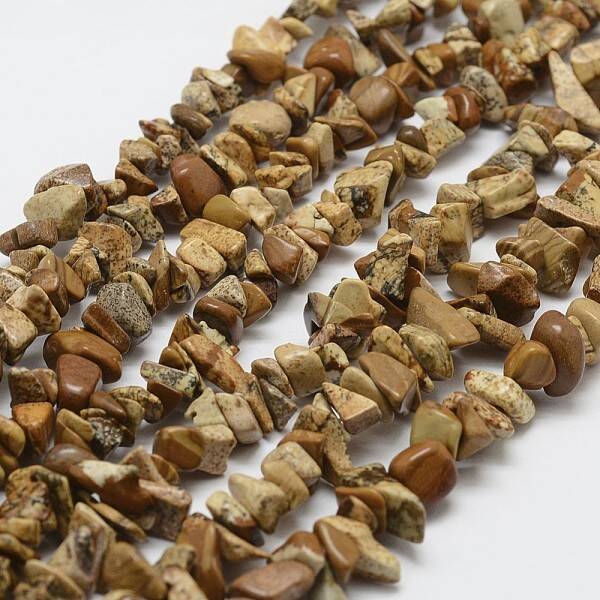 Natural Picture Jasper Beads Strands