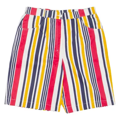 Womens Casual Shorts Yellow Striped S W28
