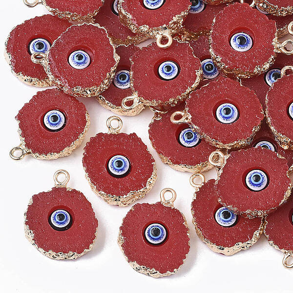 Druzy Resin Pendants