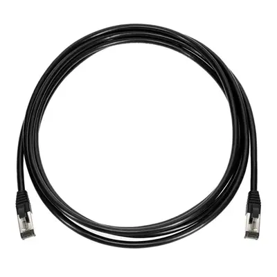 45445 Monoprice Cat8 Ethernet Patch Cable Double Shielded S/FTP 28AWG 2GHz 40G Pure Bare Copper Snagless RJ45 10ft Black