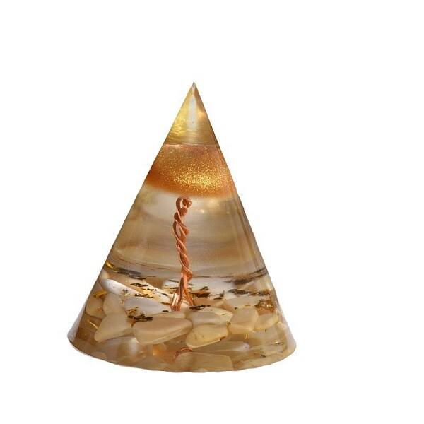 Orgonite Cone Resin Display Decorations