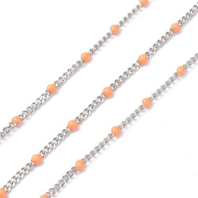 304 Stainless Steel Enamel Curb Chains
