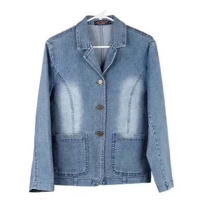Lusy & Elisa Denim Jacket - Large Blue Cotton