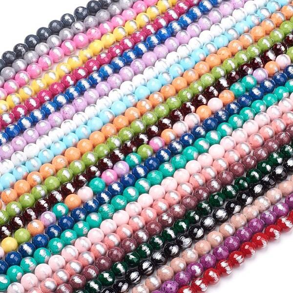 Natural Mashan Jade Beads Strands