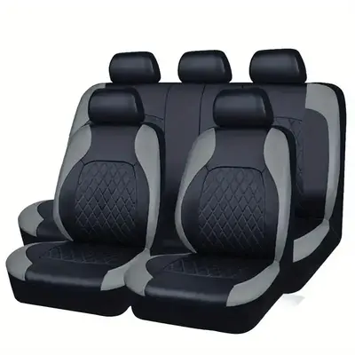 Universal Car Seat Cover For Five Seats Car Accessories, 1 Set Soft Comfortable Car Seat Protective Cover, Car Essential...