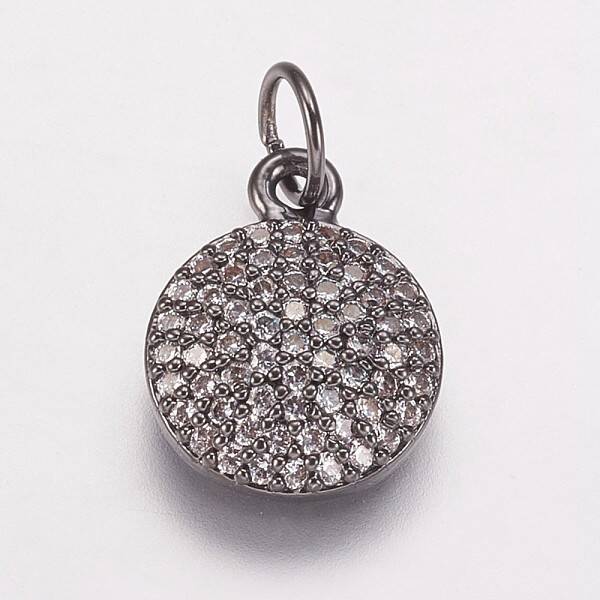Brass Cubic Zirconia Charms