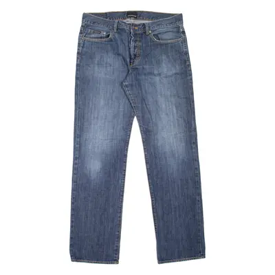 CALVIN KLEIN JEANS Mens Jeans Blue Regular Skinny Stone Wash W36 L33