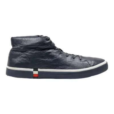TOMMY HILFIGER Chukka Boots Blue Leather Mens UK 11